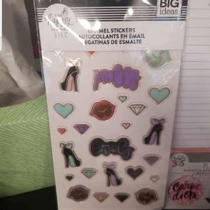 Happy Planner MAMBI Glam Girl Enamel Stickers